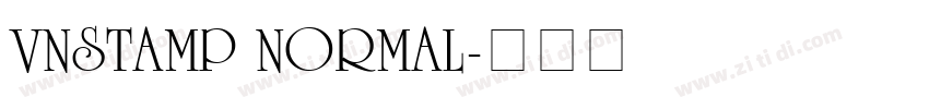 VnStamp Normal字体转换